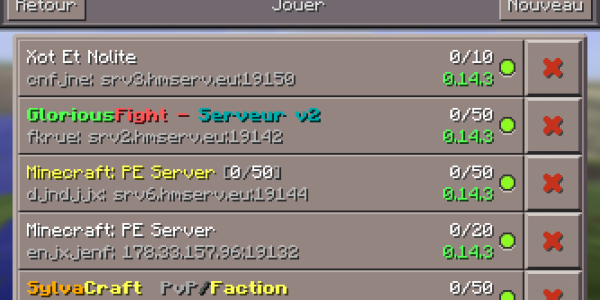 Ouverture de MCPE-SERVERS.FR