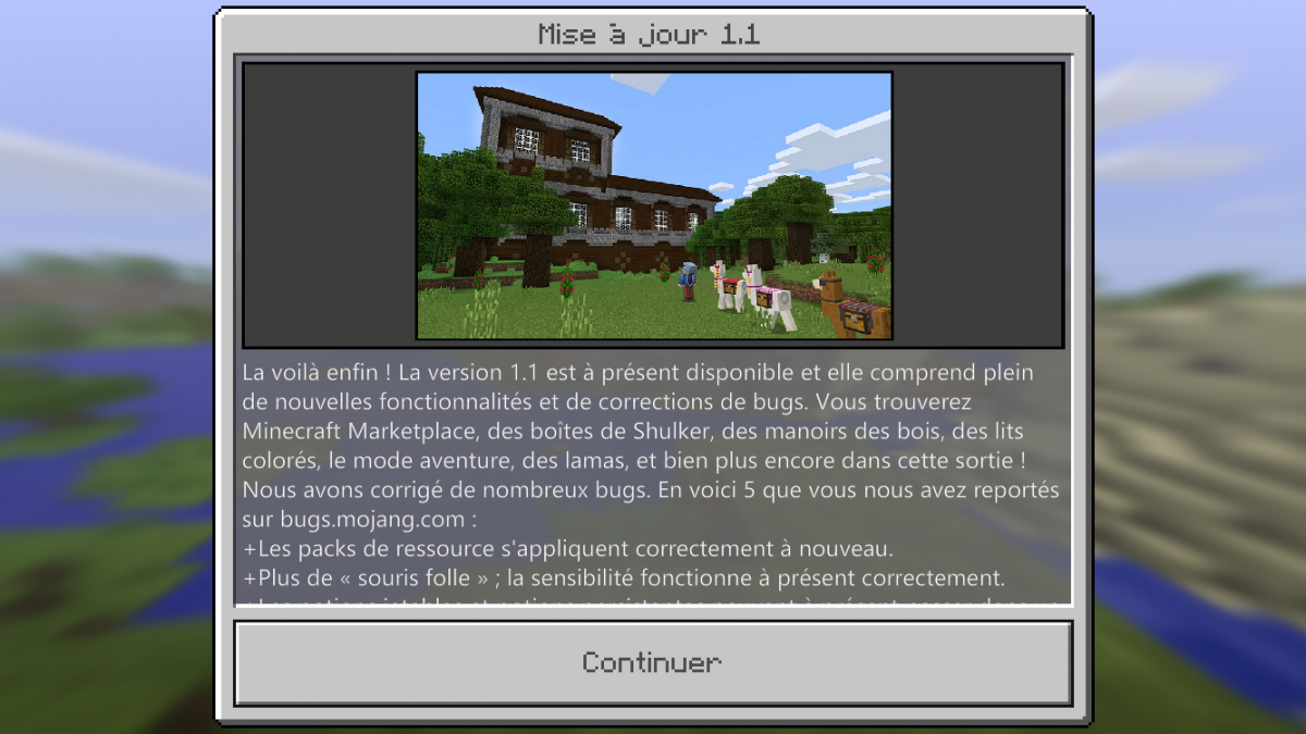 MISE À JOUR MCPE 1.1 DISPONIBLE ! [Discovery Update]